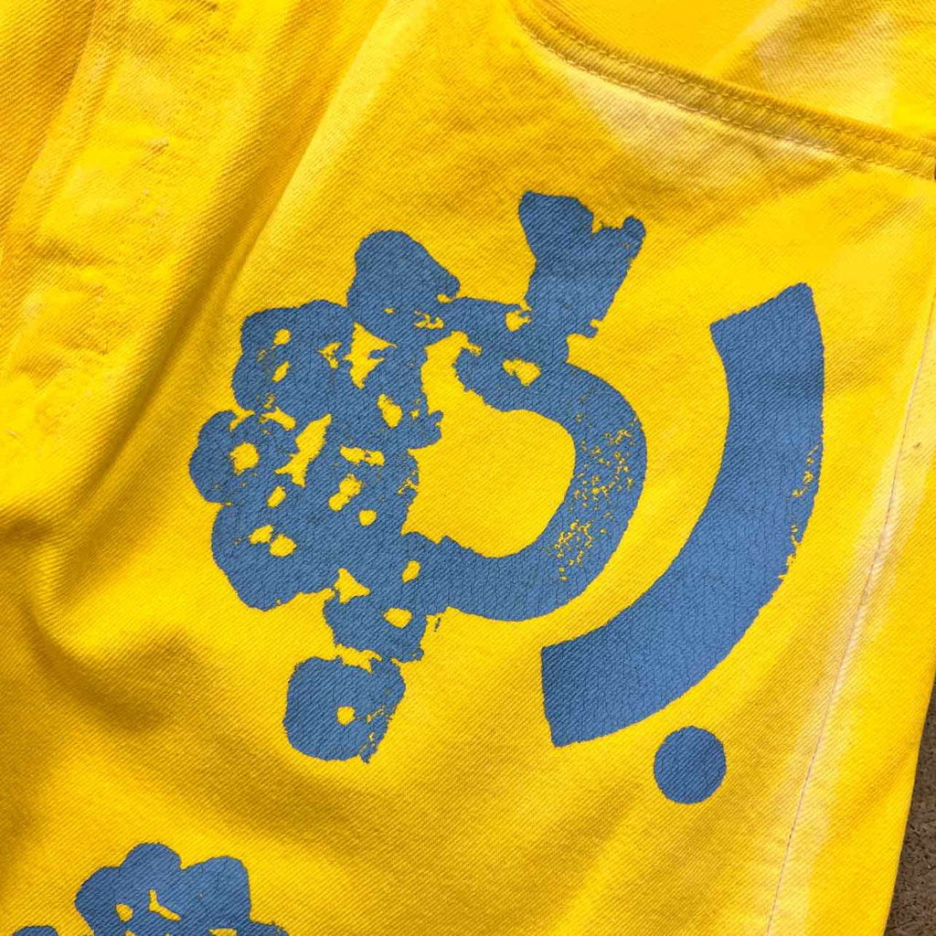 Denim Tears Jeans Yellow Used Size 38