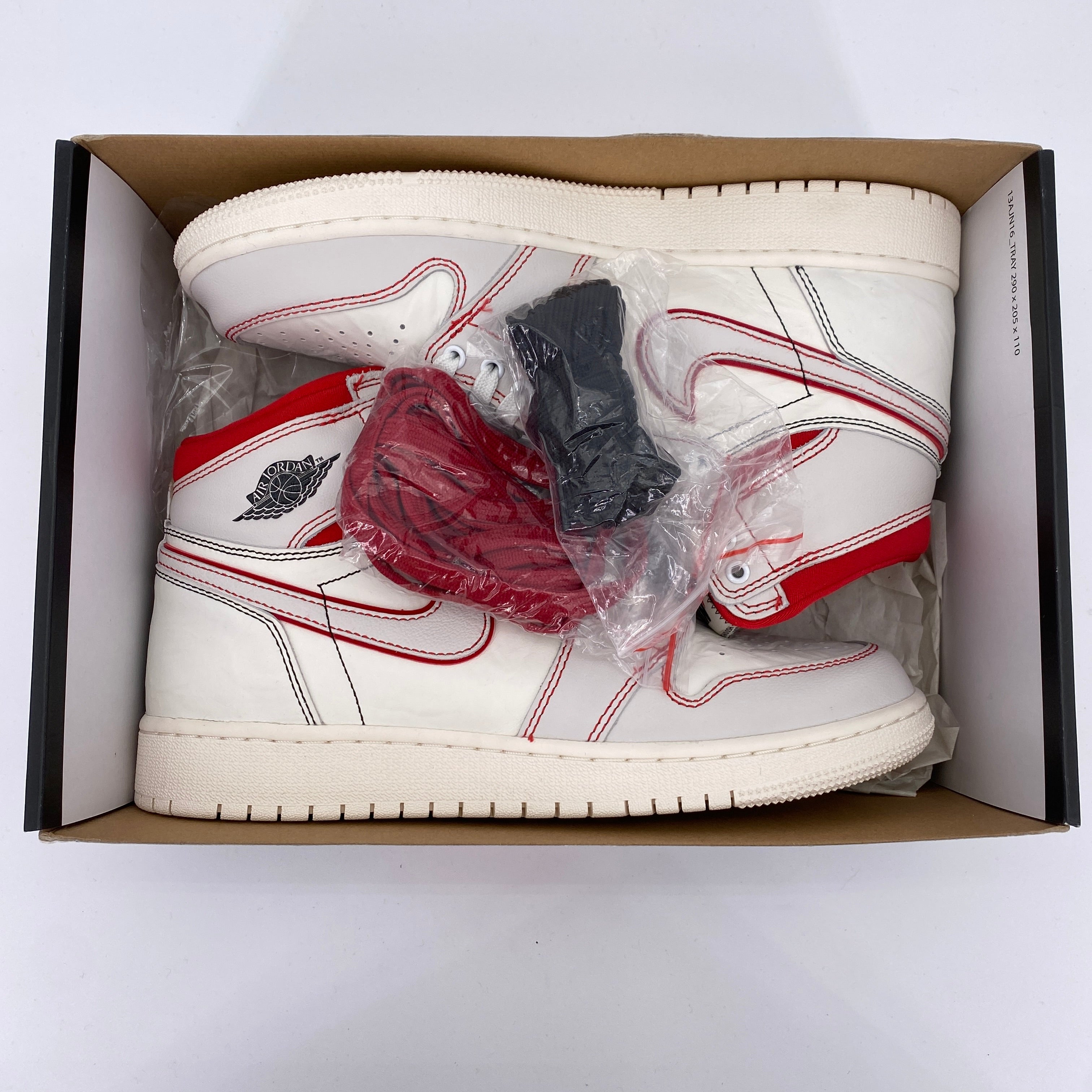 Air Jordan (GS) 1 Retro High OG &quot;Phantom Gym Red&quot; 2019 New (Cond) Size 7Y