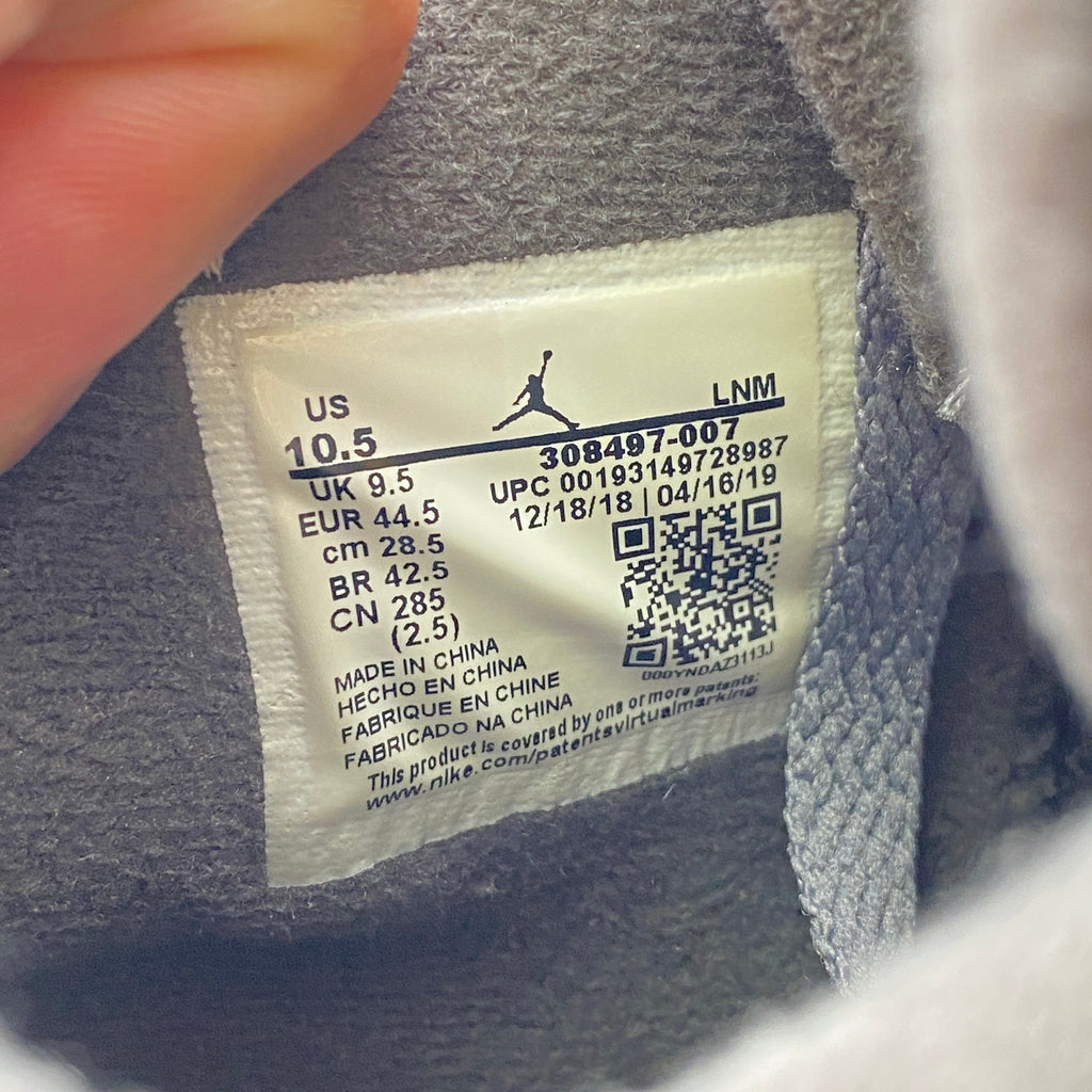 Air Jordan 4 Retro "Cool Grey" 2019 Used Size 10.5