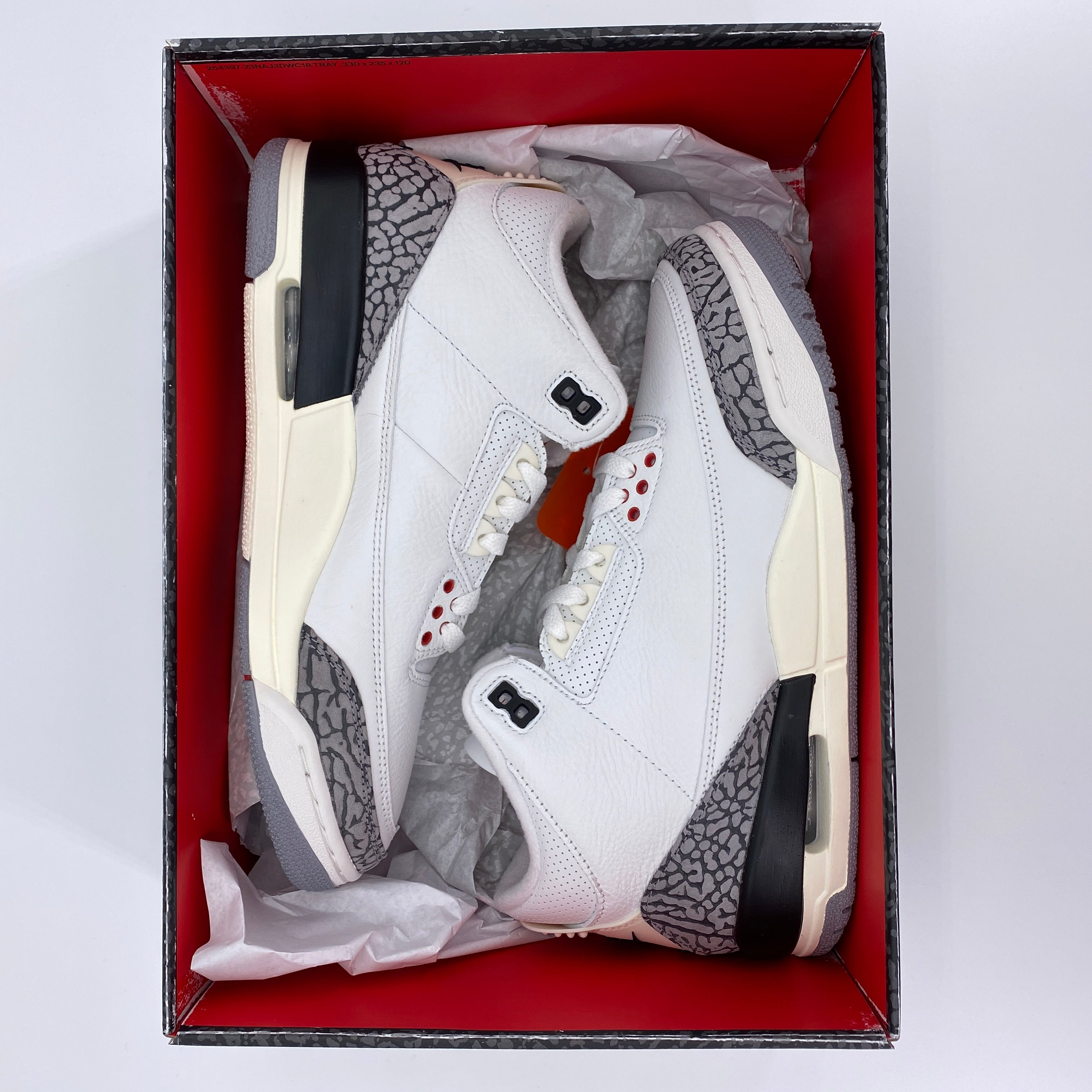 Air Jordan 3 Retro &quot;White Cement Reimagined&quot; 2023 New Size 8.5
