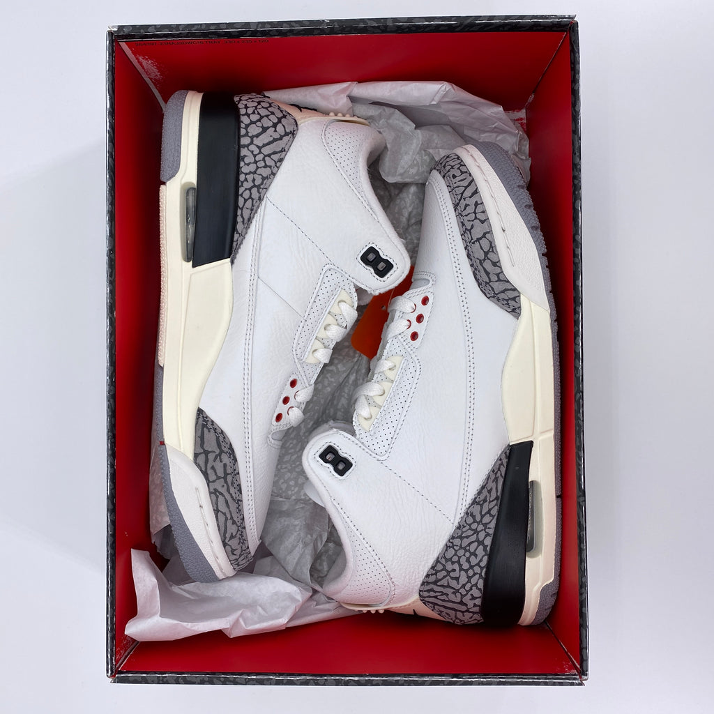 Air Jordan 3 Retro "White Cement" 2023 New Size 8.5