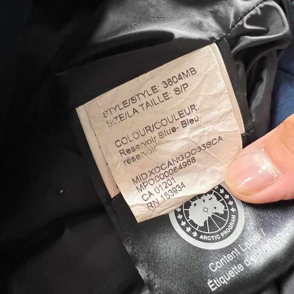 Canada Goose Jacket "MACMILLAN" Navy Used Size S