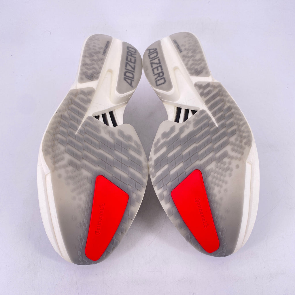 Adidas Adizero Adios Pro 4 M "WHITE BLACK RED" 2024 New Size 10