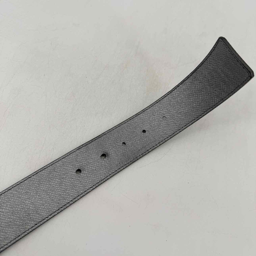 Louis Vuitton Belt "INITIALES" Used Grey Size 44