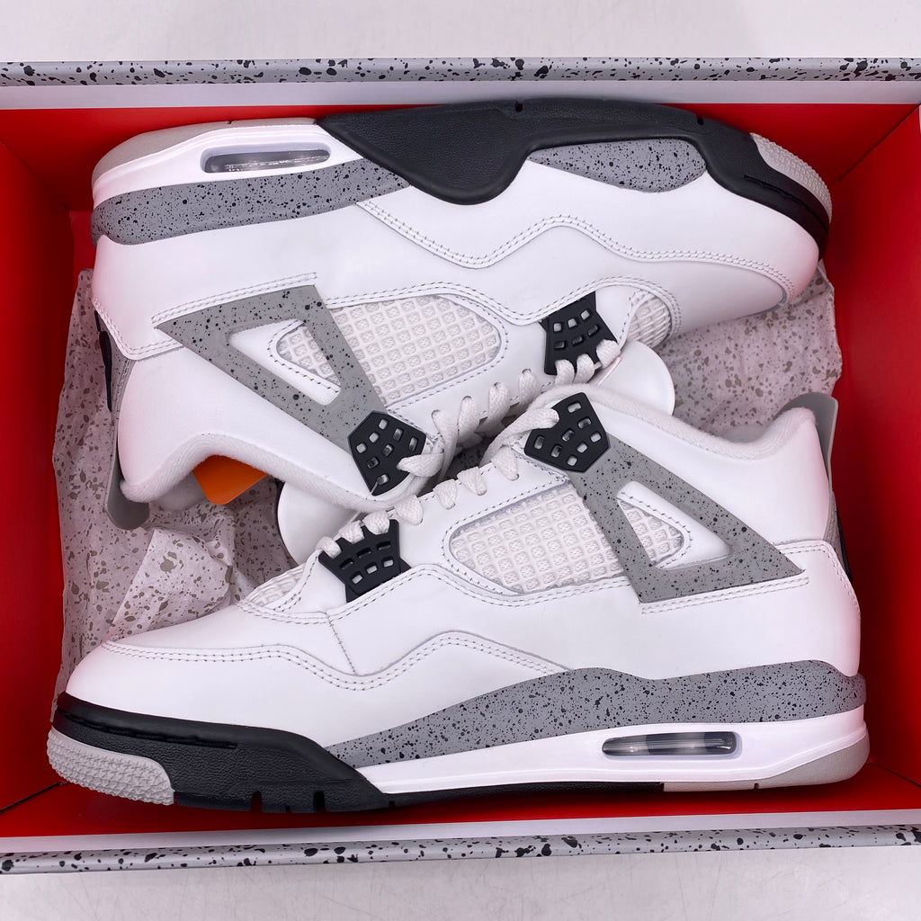 Air Jordan 4 Retro "White Cement" 2025 New Size 8.5