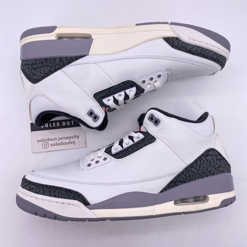 Air Jordan 3 Retro "Cement Grey" 2024 New Size 12
