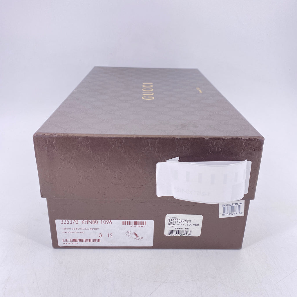 Gucci Low Top "Brooklyn Gg Supreme"  Used Size 12G