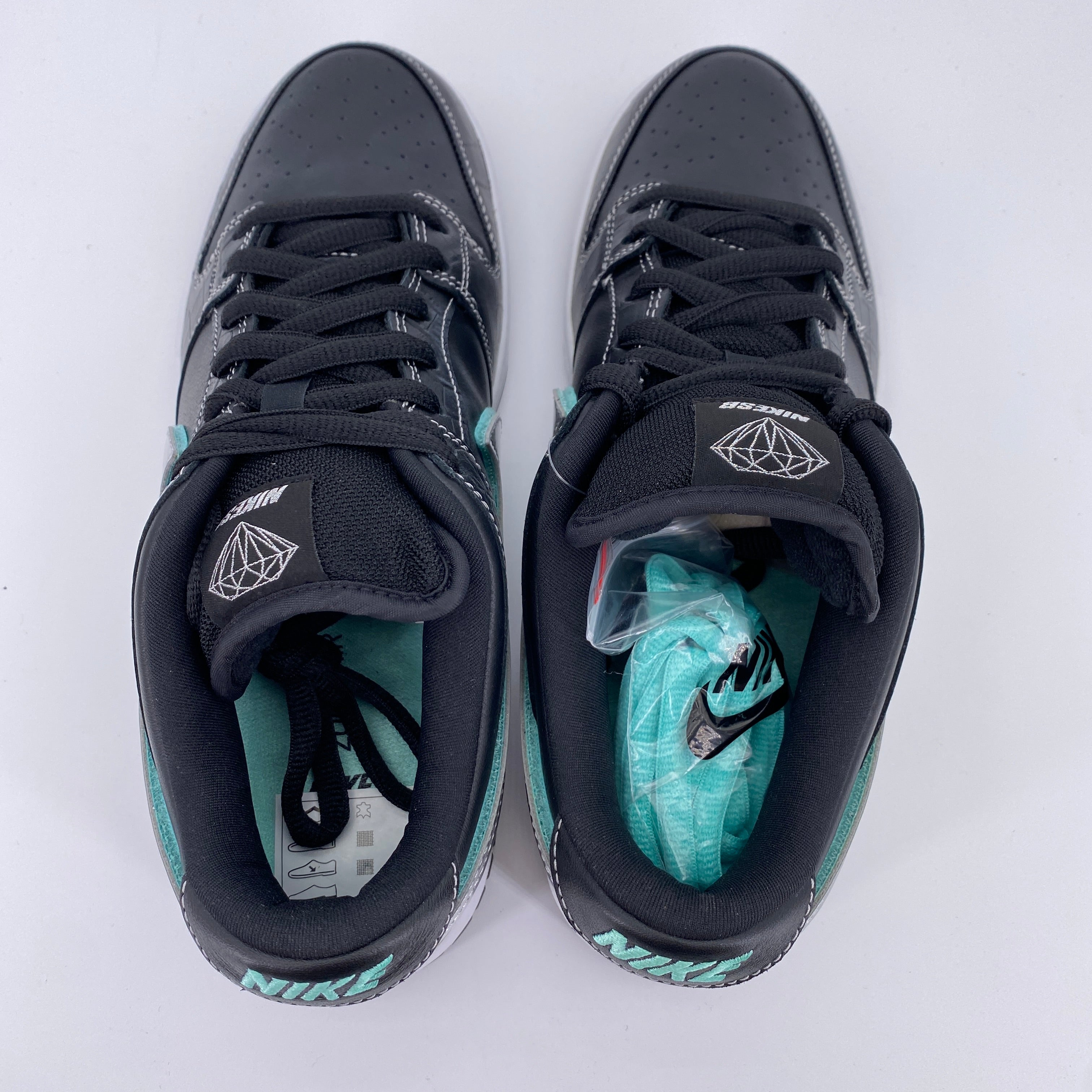 Nike SB Dunk Low &quot;Black Diamond&quot; 2018 New Size 9.5