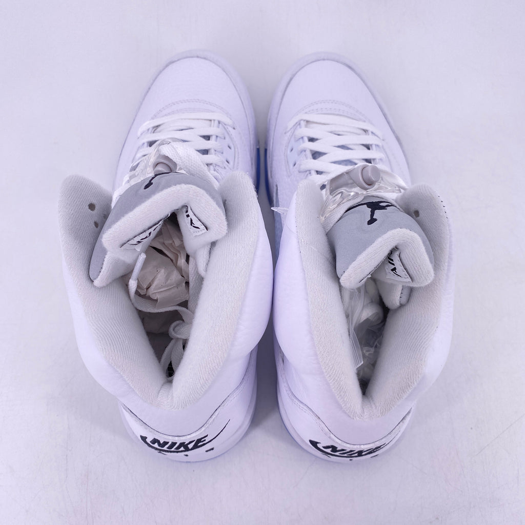 Air Jordan 5 Retro "White Metallic" 2026 New Size 10