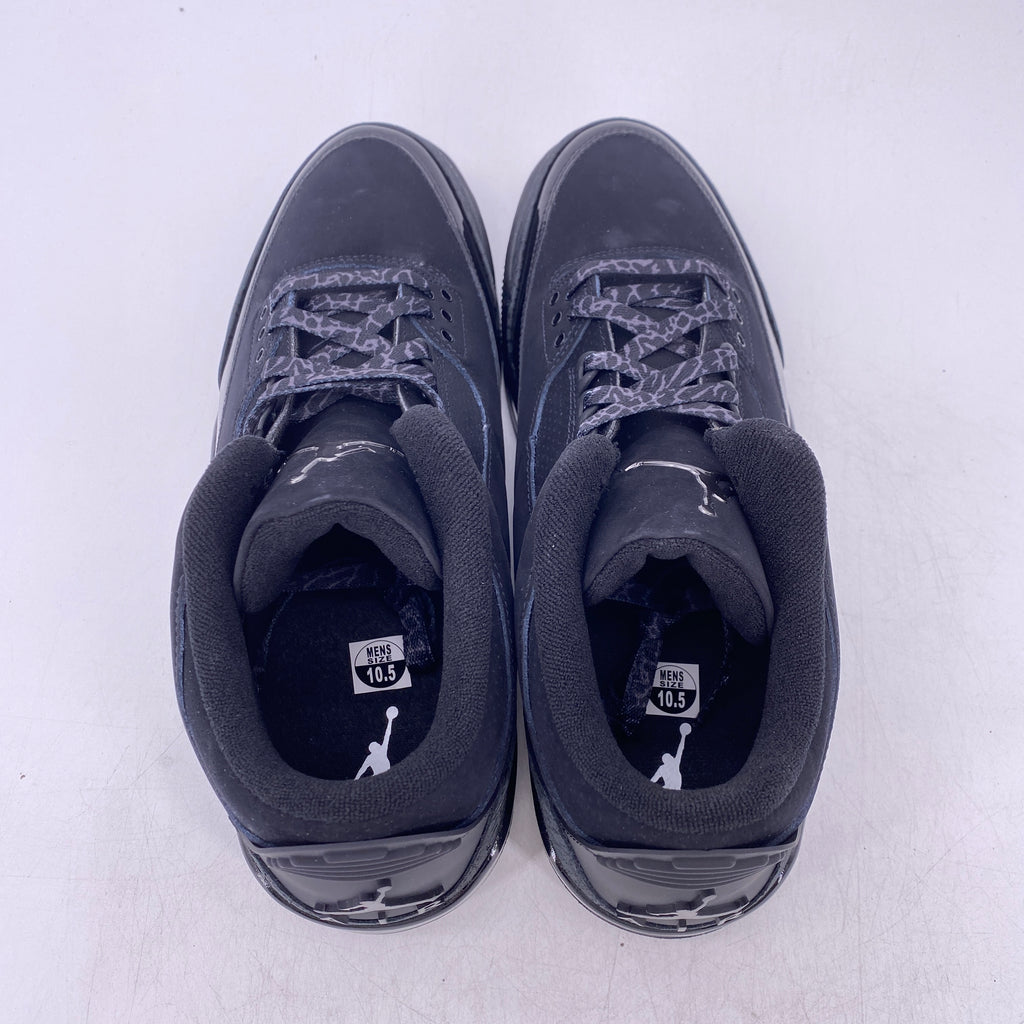 Air Jordan 3 Retro "Black Cat" 2025 New Size 10.5