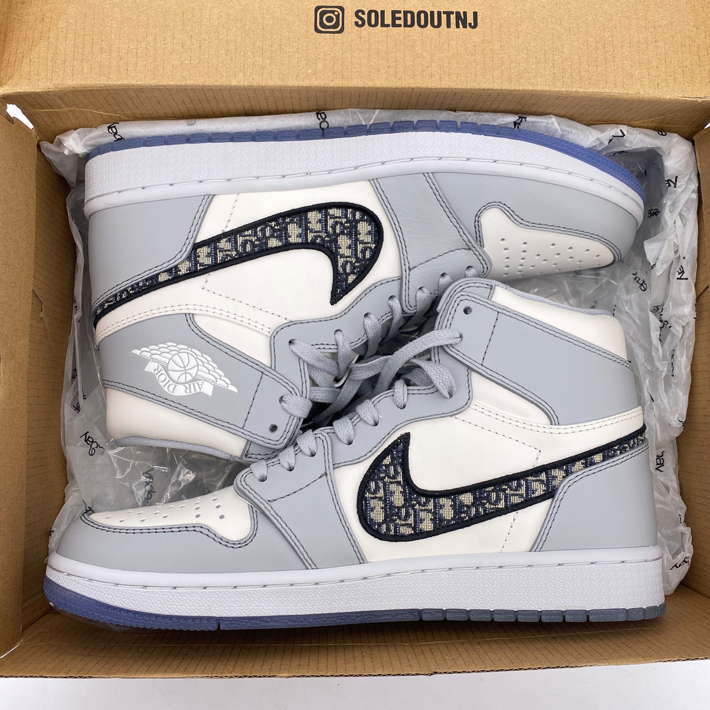 Air Jordan 1 Retro High OG "Dior" 2020 New Size 8