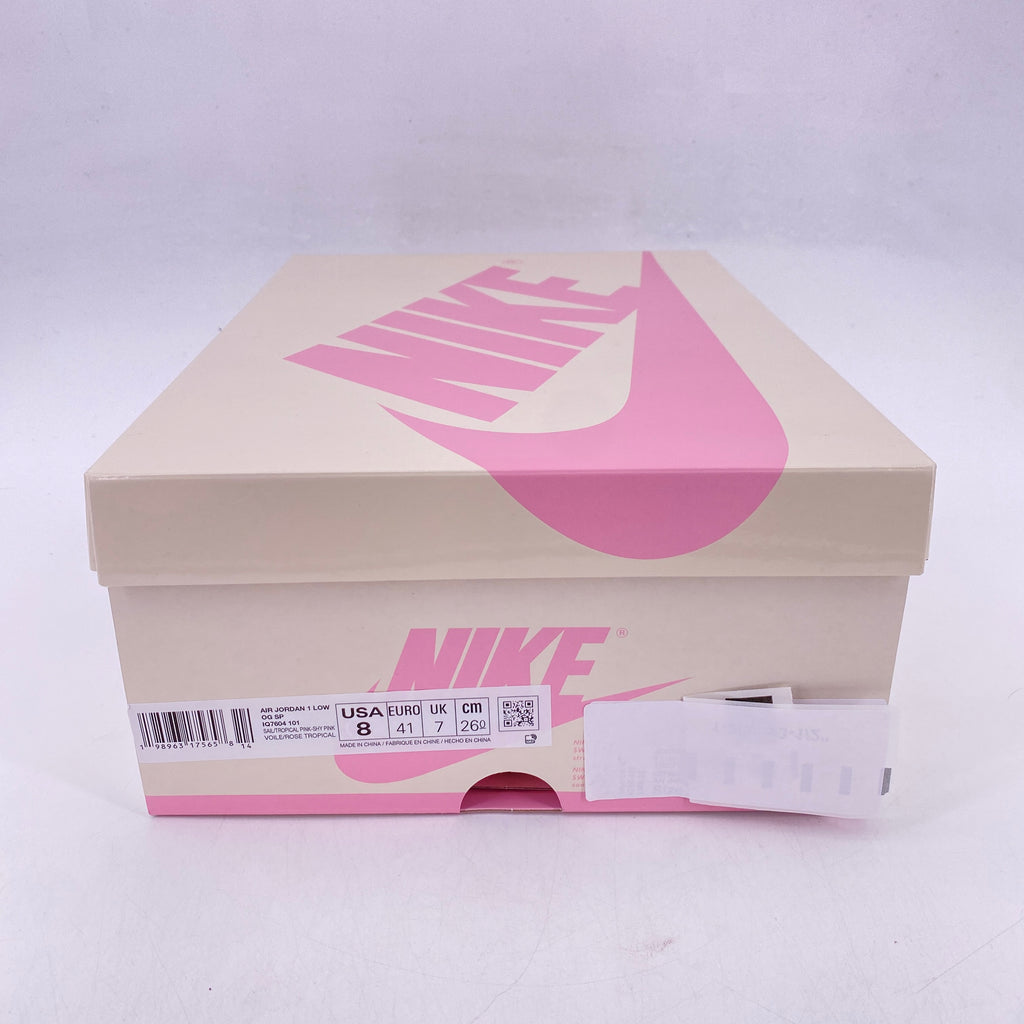Air Jordan 1 Low OG SP "Travis Scott Sail Tropical Pink" 2026 New Size 8