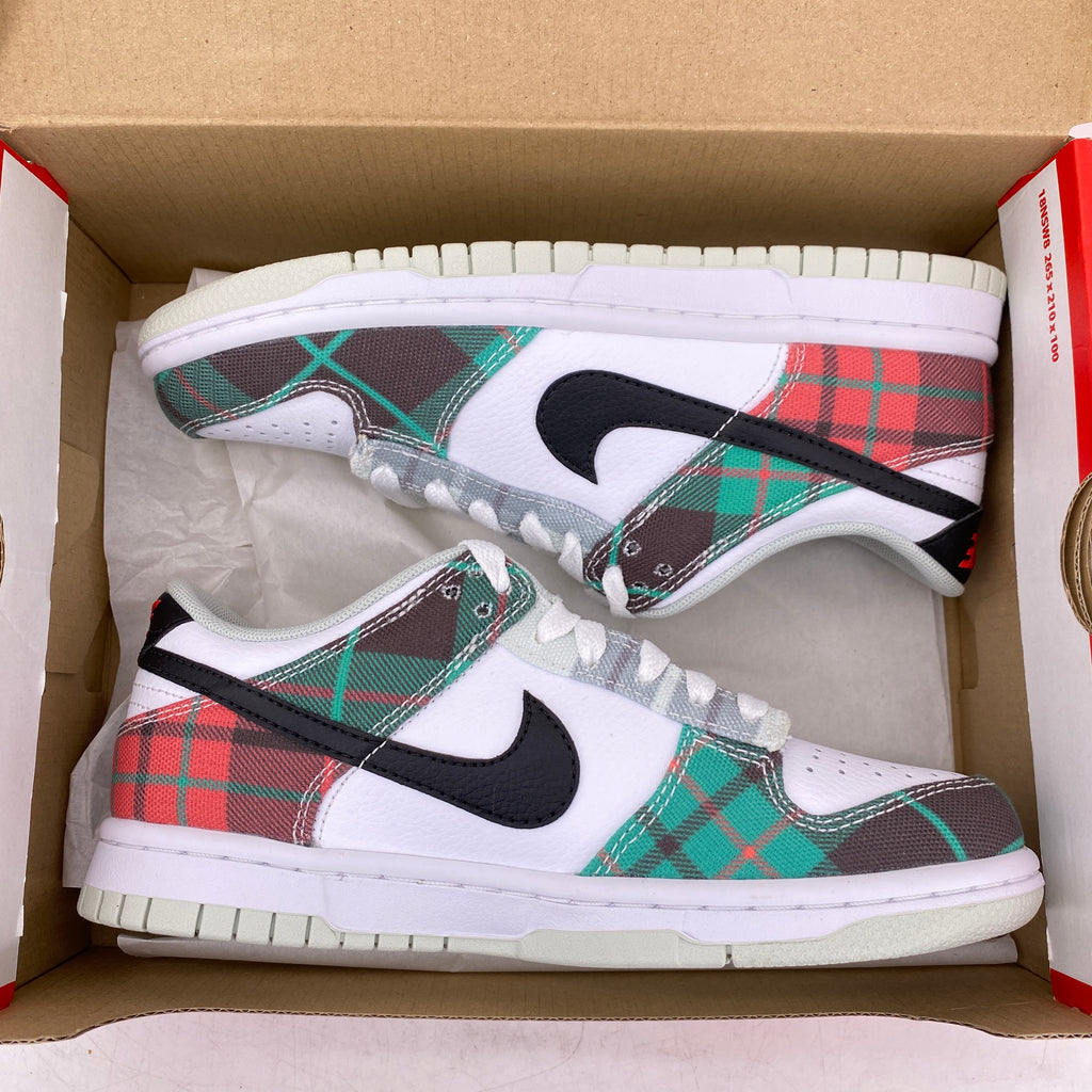 Nike (GS) Dunk Low SE "Tartan Plaid" 2023 New Size 4Y