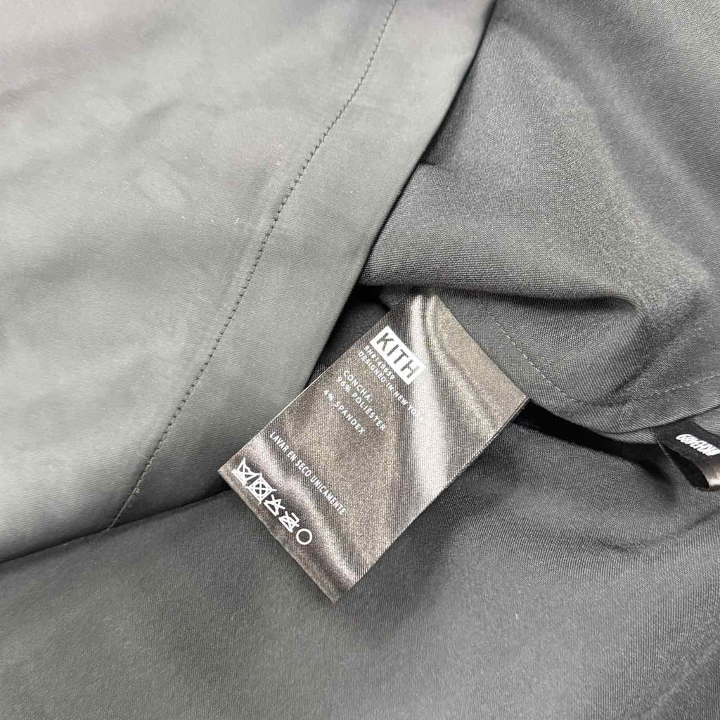 Kith Button Up "SATIN" Black Used Size XL