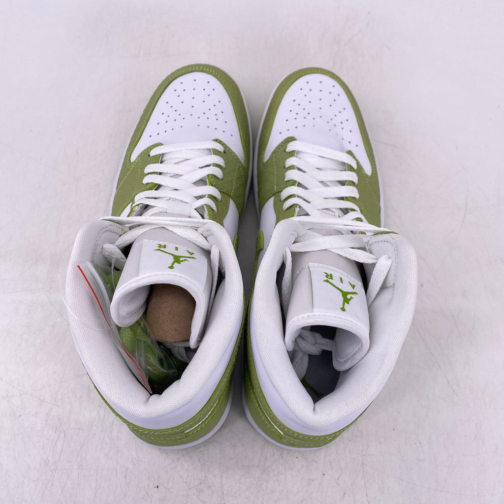 Air Jordan (W) 1 Mid "Green Python" 2022 New Size 11.5W