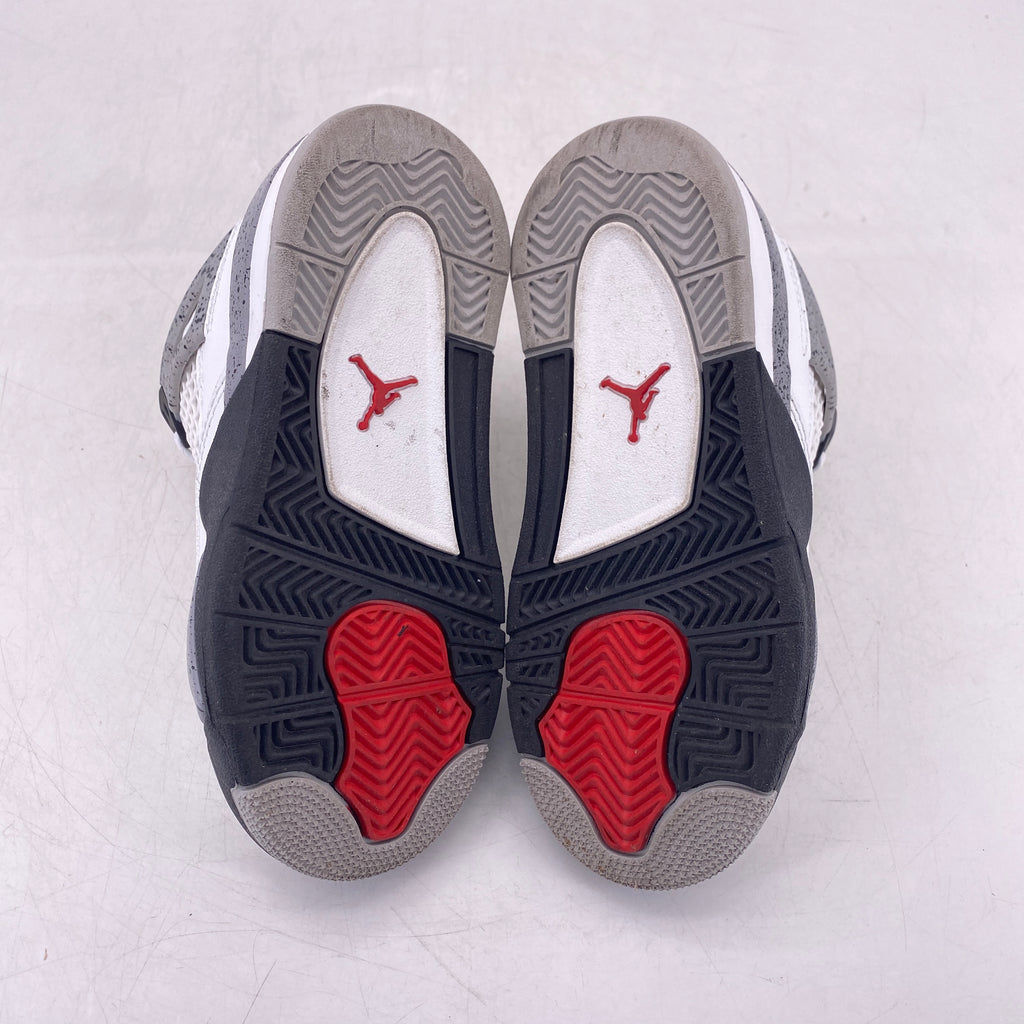 Air Jordan (PS) 4 Retro "White Cement" 2025 Used Size 10.5C