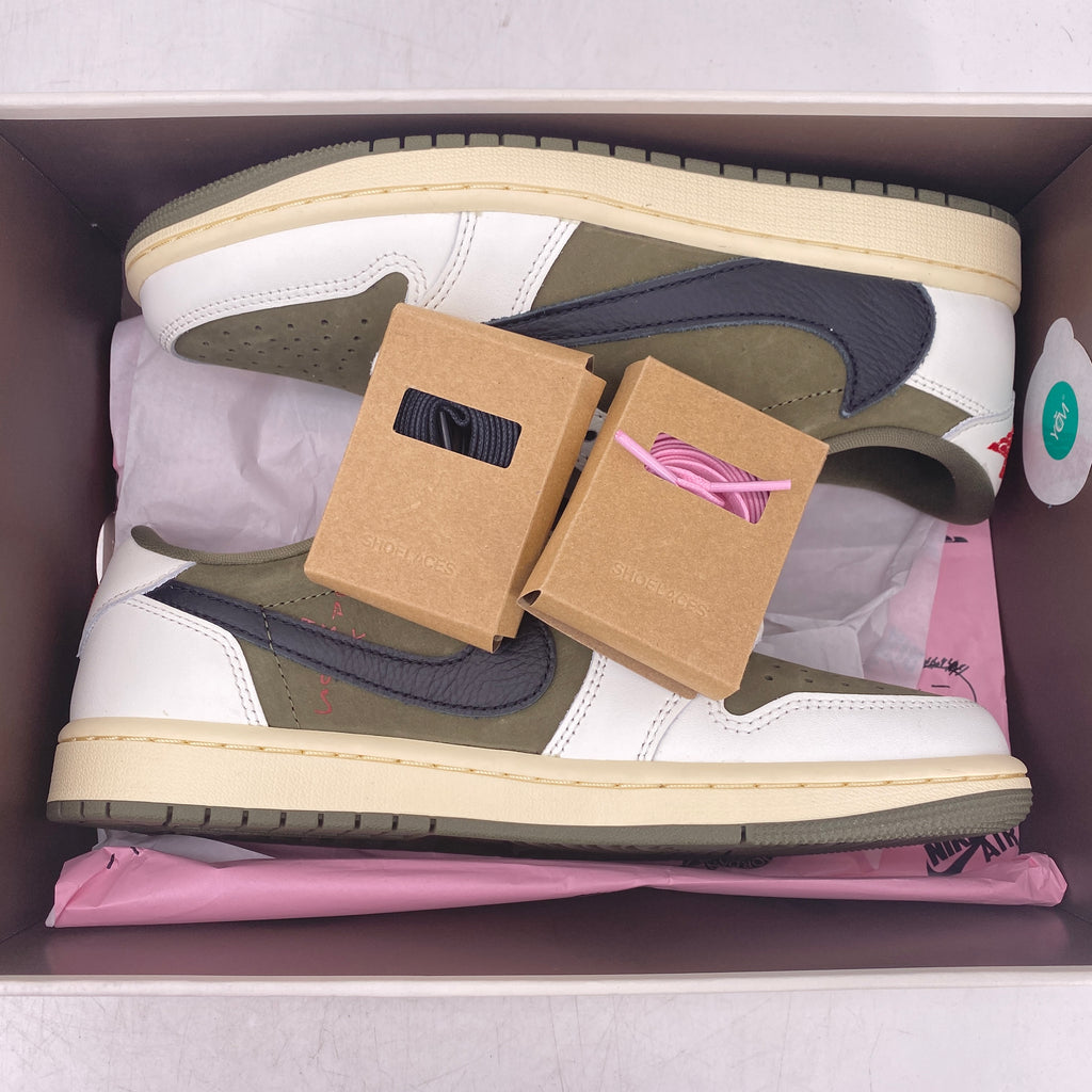 Air Jordan 1 Retro Low "Medium Olive" 2024 New Size 8