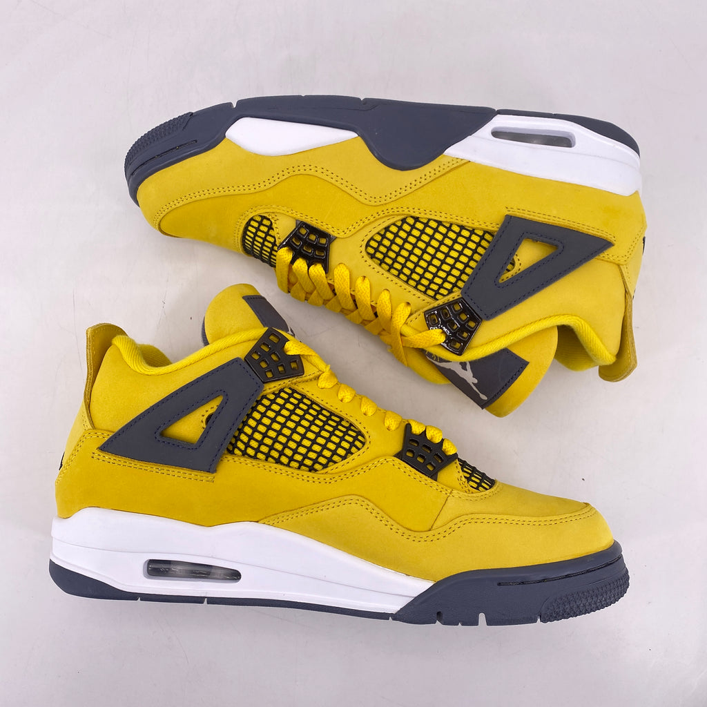Air Jordan 4 Retro "Lightning" 2021 New Size 8.5