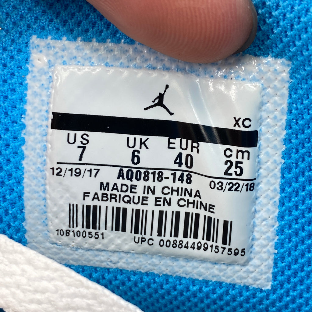Air Jordan 1 Retro High OG "Off White Unc" 2018 Used Size 7