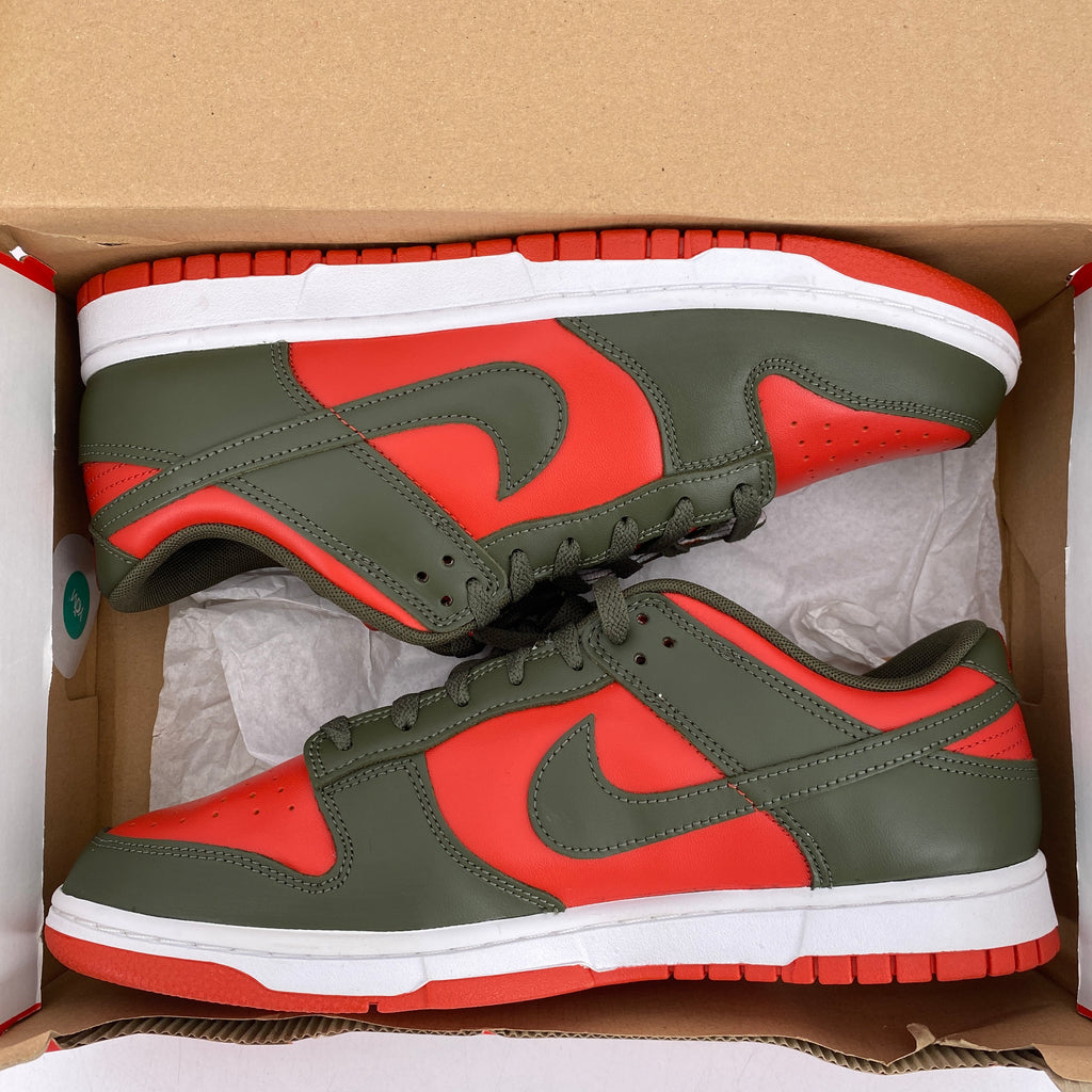 Nike Dunk Low "MYSTIC RED CARGO KHAKI" 2023 New Size 11