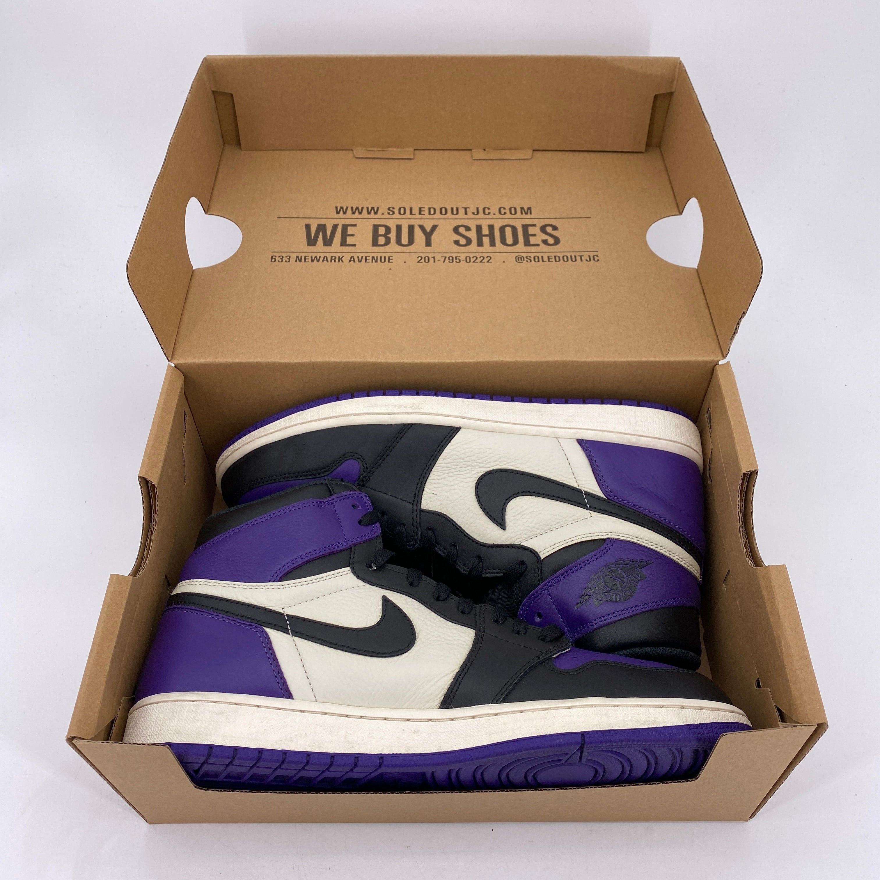 Air Jordan 1 Retro High OG &quot;Court Purple&quot; 2018 Used Size 12
