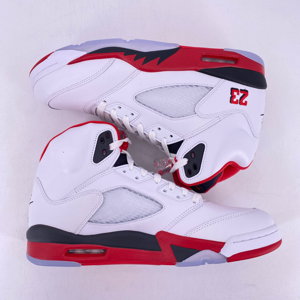 Air Jordan 5 Retro "Fire Red Black Tongue" 2025 New Size 10.5