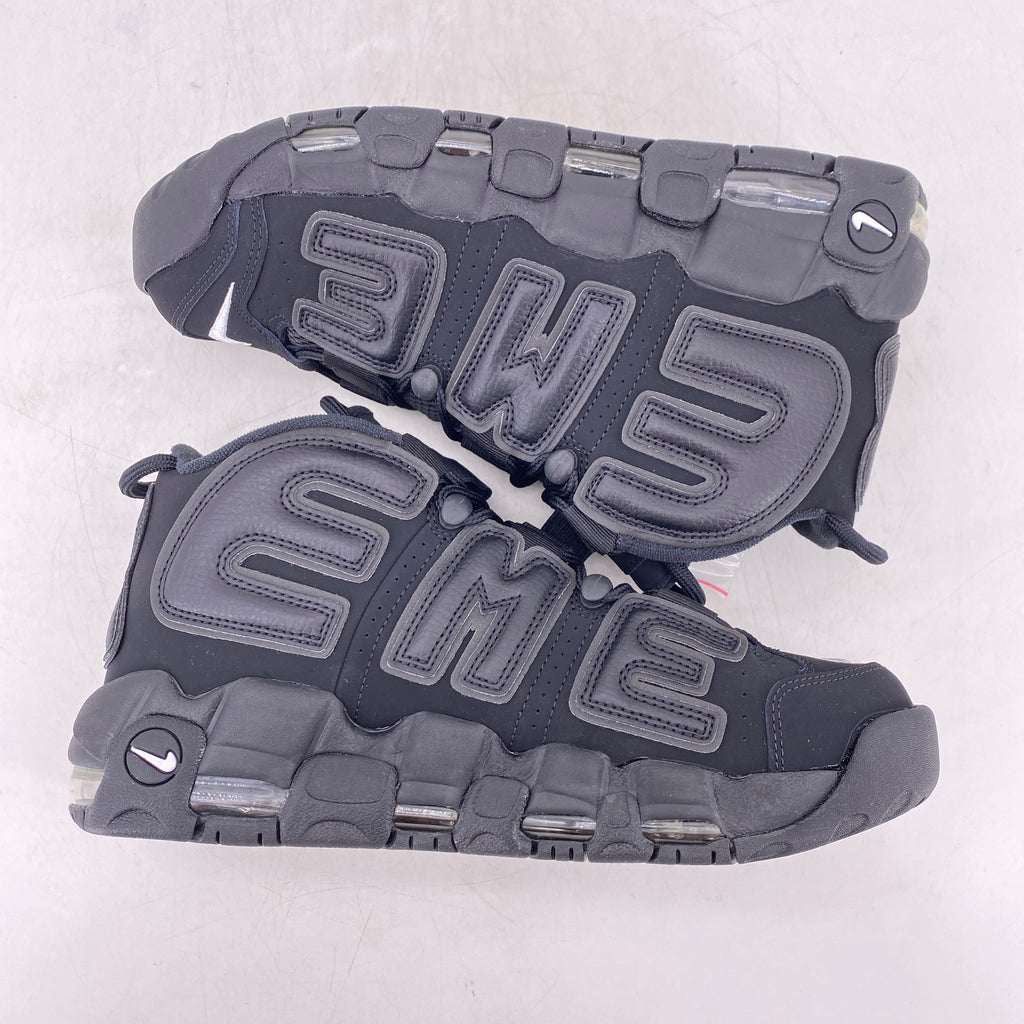 Nike Air More Uptempo "Supreme Black" 2017 New Size 8