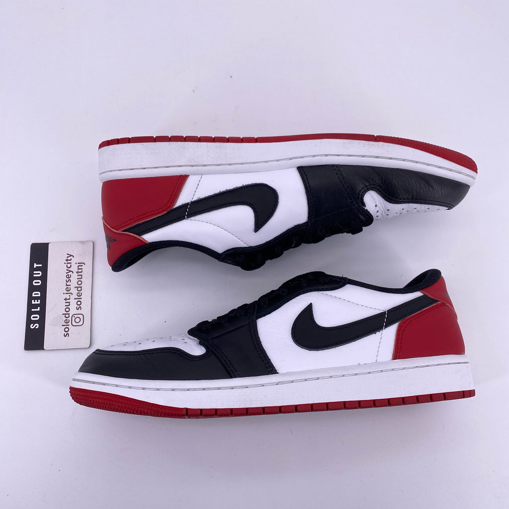 Air Jordan 1 Retro Low "Black Toe" 2023 Used Size 9