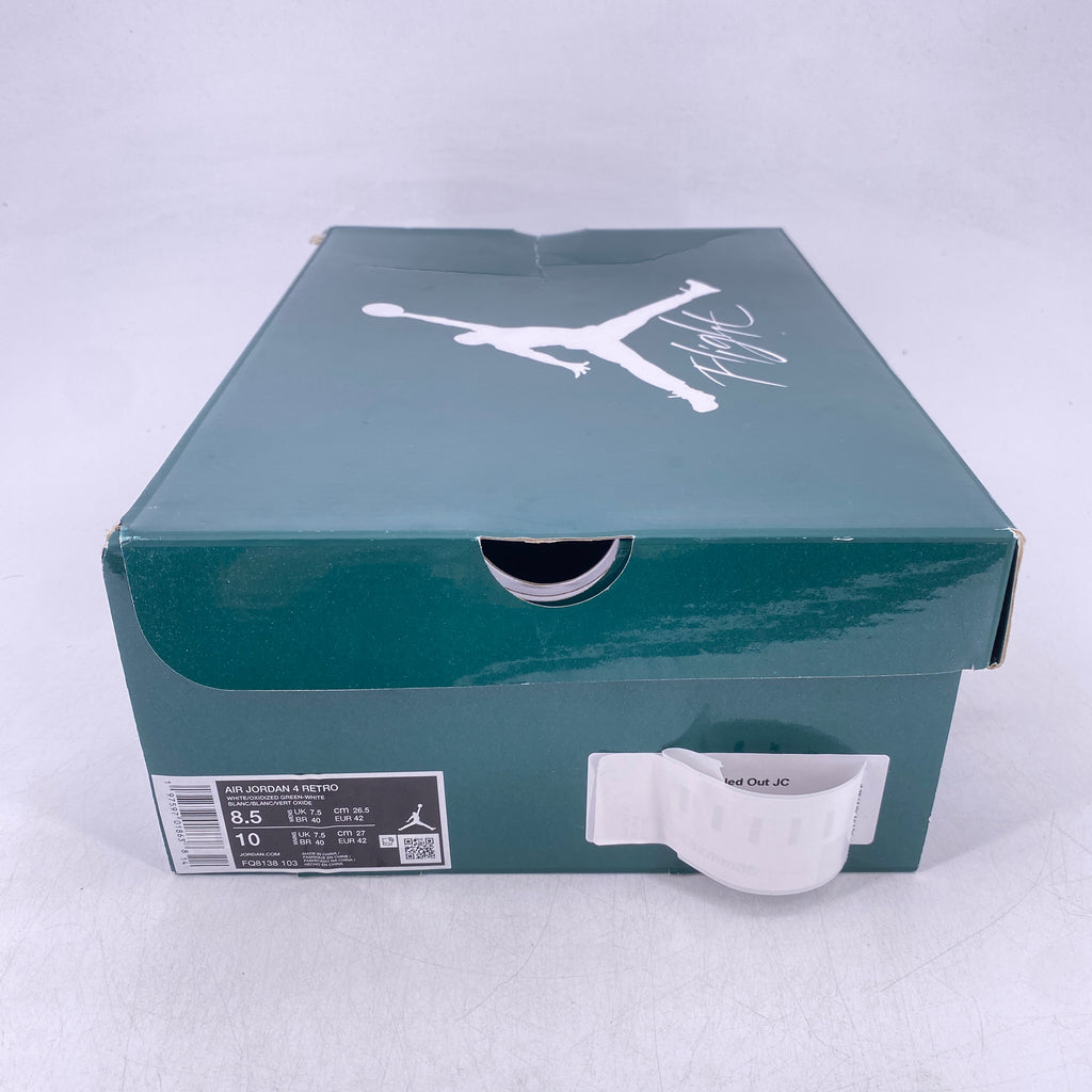 Air Jordan 4 Retro "Oxidized Green" 2024 Used Size 8.5