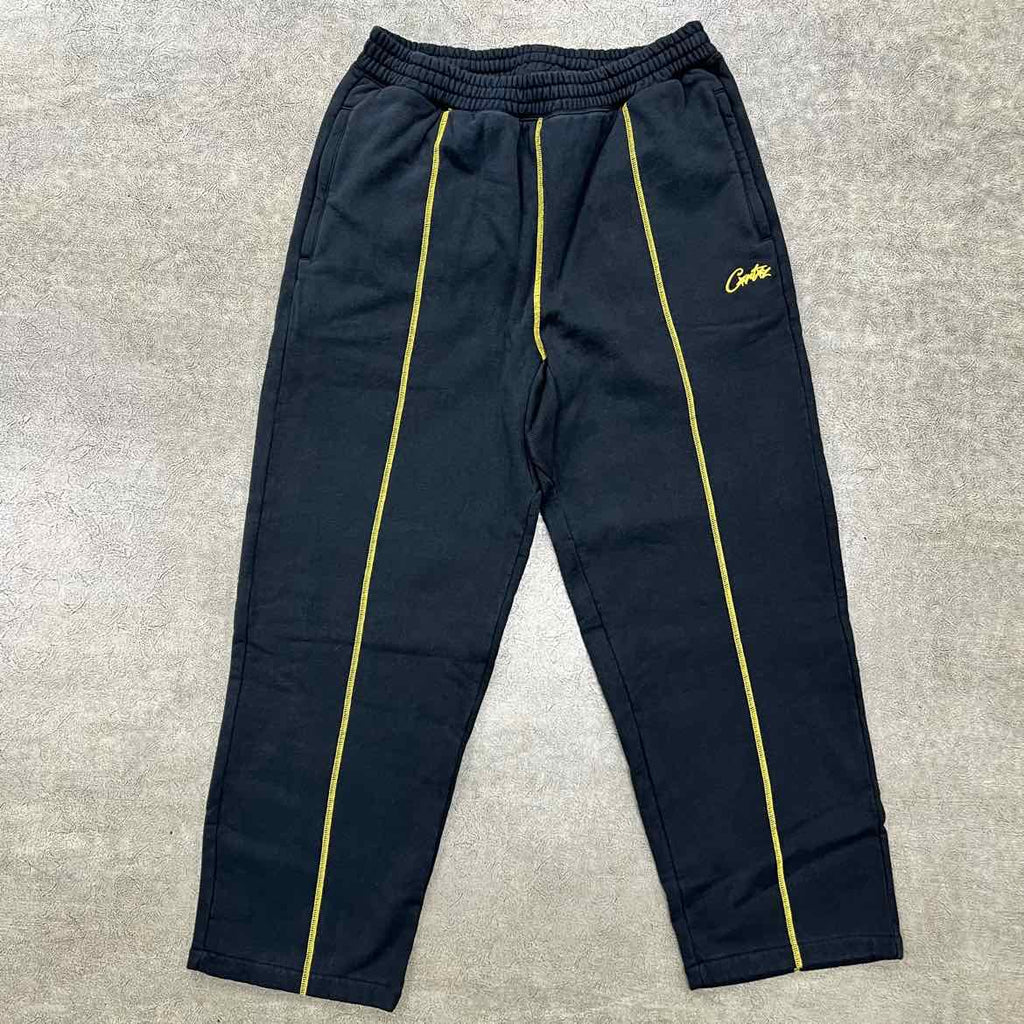 Corteiz Sweatpants "HMP OPEN HEM" Black New Size L