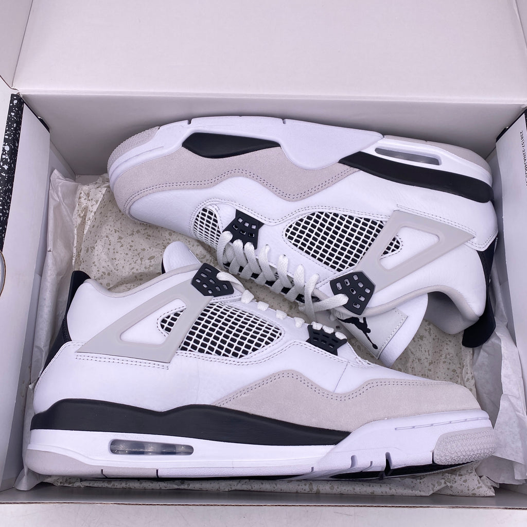 Air Jordan 4 Retro "Military Black" 2022 New Size 12