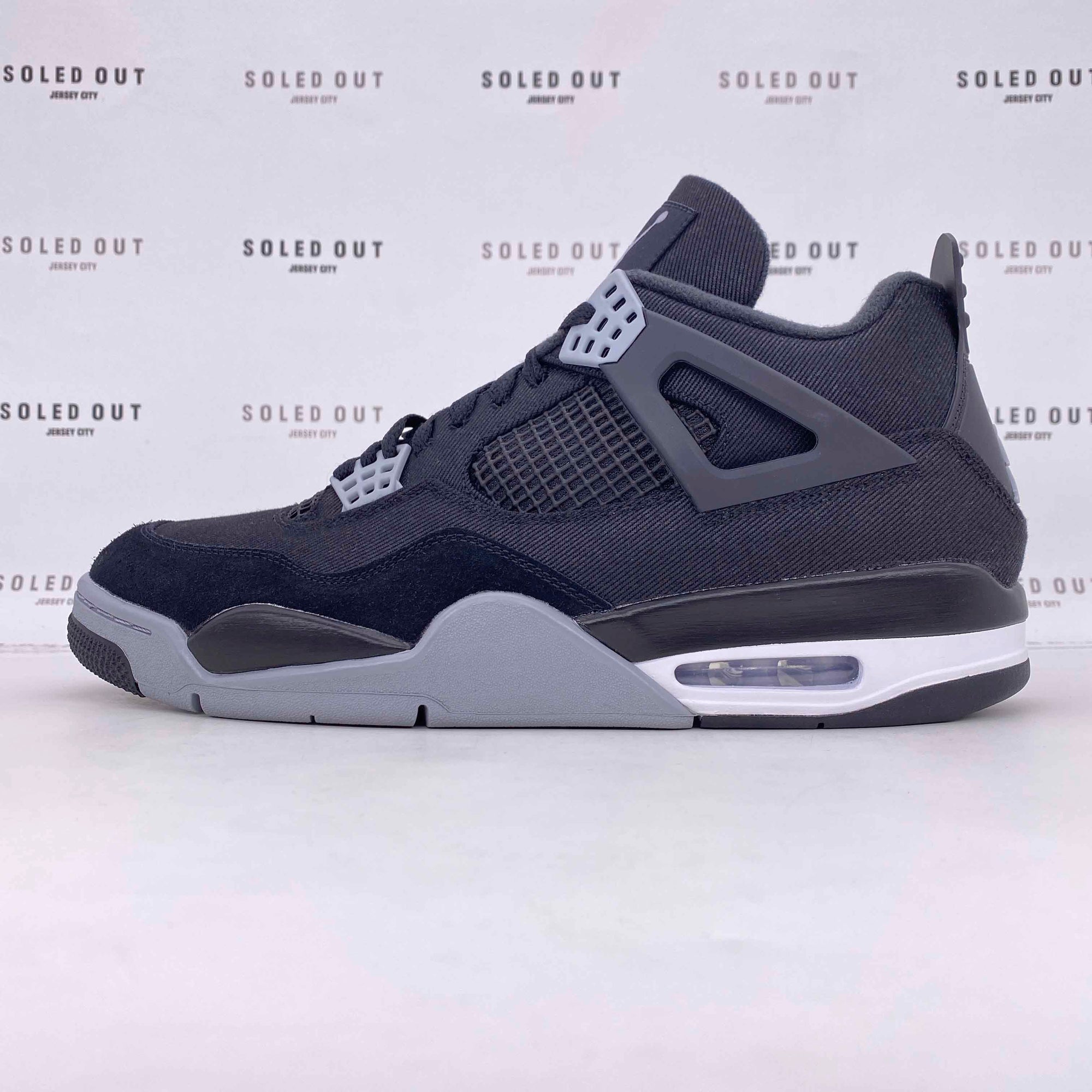 Air Jordan 4 Retro &quot;Black Canvas&quot; 2022 New Size 8