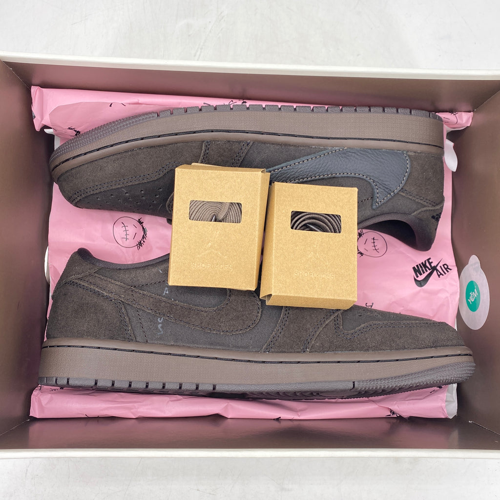 Air Jordan 1 Retro Low "Travis Scott Velvet Brown" 2024 New Size 9.5