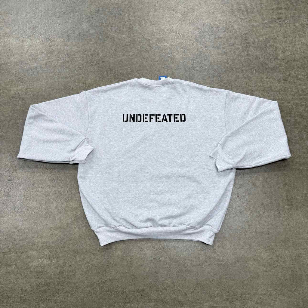 UNDFTD Crewneck Sweater "STENCIL" Grey New Size XL