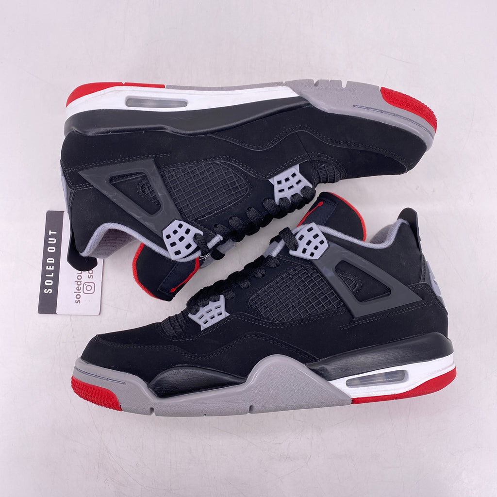 Air Jordan 4 Retro "Bred" 2019 Used Size 8.5