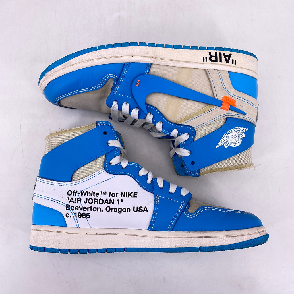 Air Jordan 1 Retro High OG "Off White Unc" 2018 Used Size 7