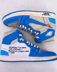 Air Jordan 1 Retro High OG "Off White Unc" 2018 Used Size 7