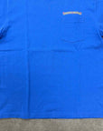 Chrome Hearts T-Shirt "SCROLL LOGO" Blue Used Size L