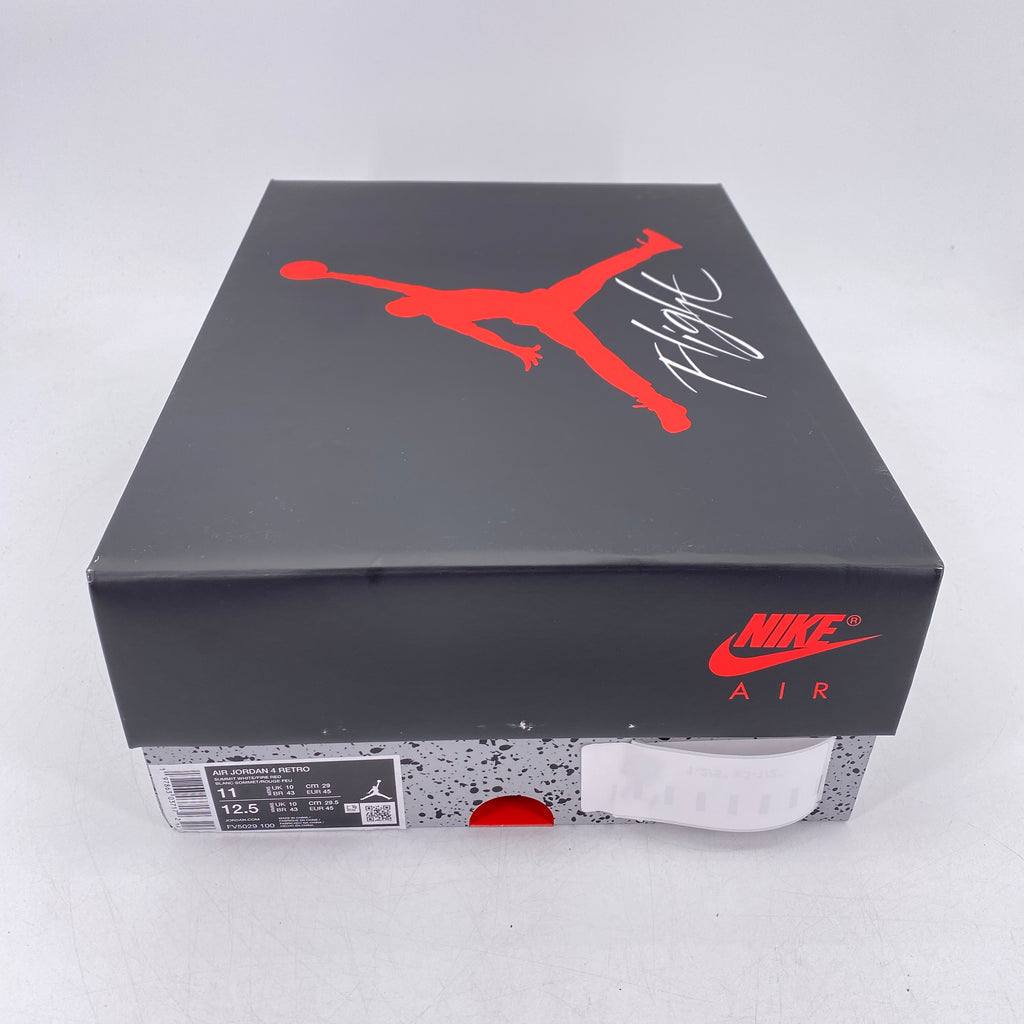 Air Jordan 4 Retro "White Cement" 2025 New Size 11