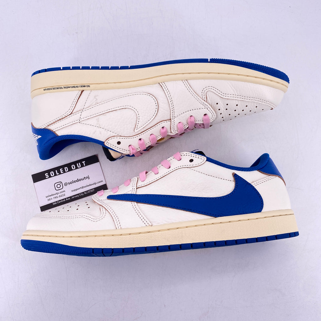 Air Jordan 1 Retro Low OG SP "Travis Fragment Military Blue" 2025 Used Size 11.5