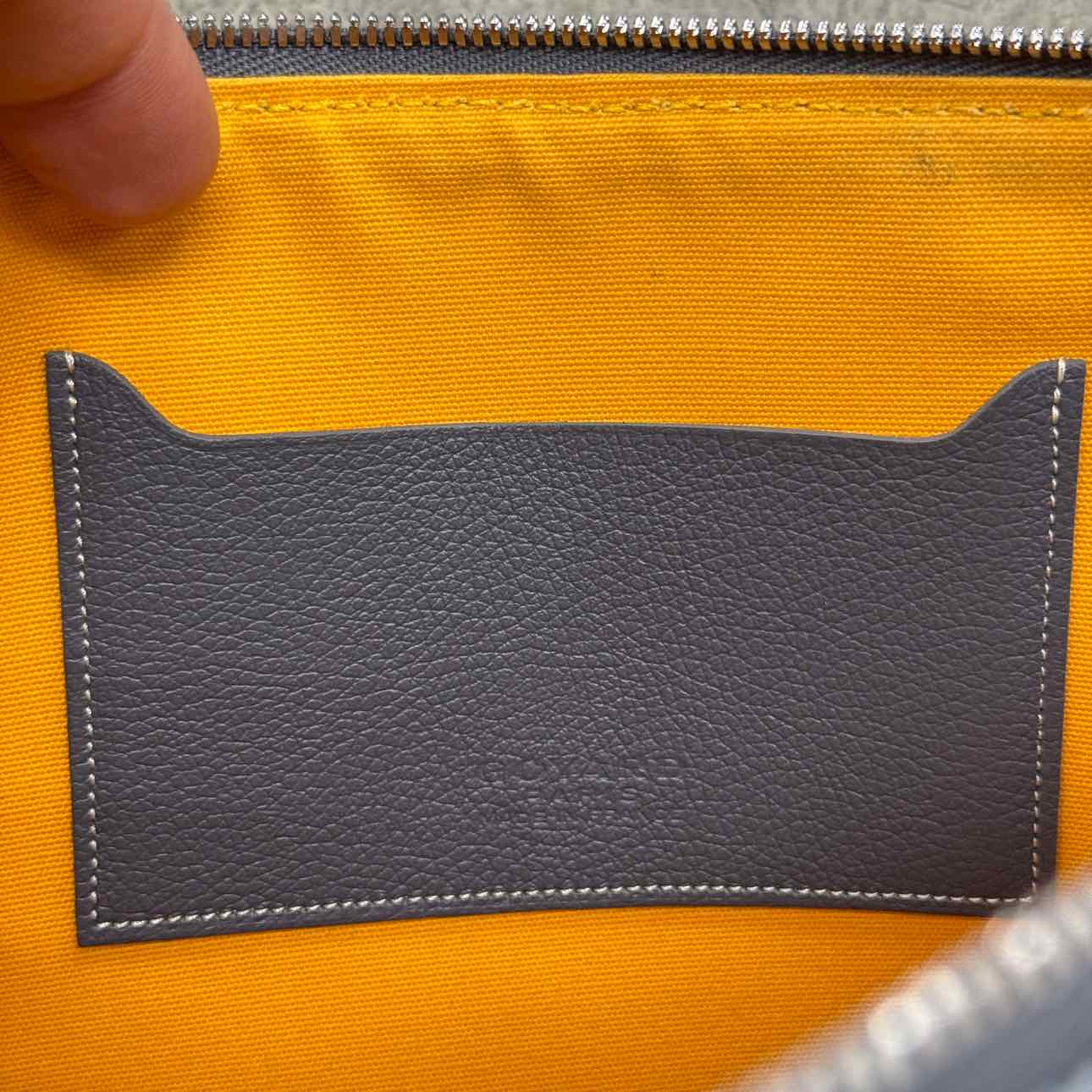 Goyard Pouch &quot;SENAT&quot; Used Grey Size OS