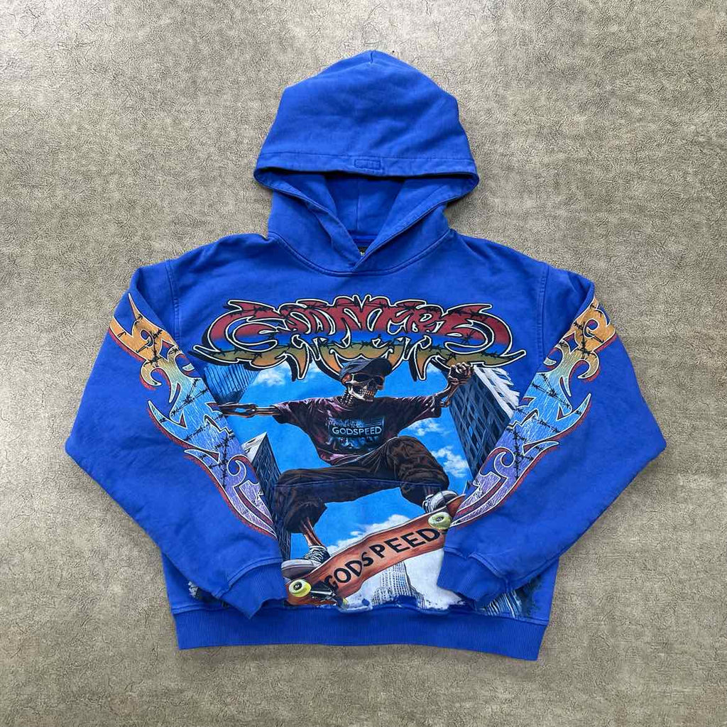 Godspeed Hoodie "OLLIE" Blue Used Size S