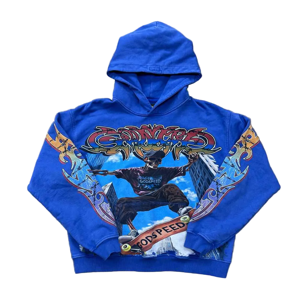 Godspeed Hoodie "OLLIE" Blue Used Size S