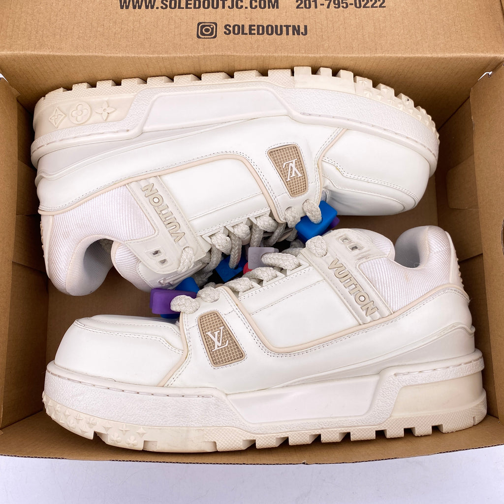 Louis Vuitton Trainer Maxi "WHITE" Used Size 7 LV