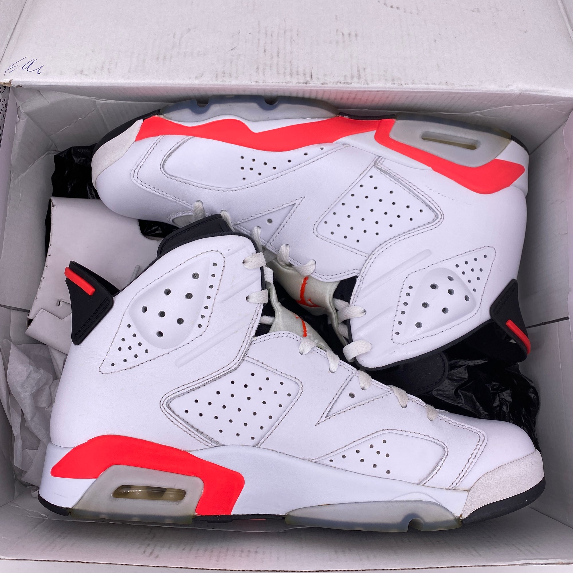 Air Jordan 6 Retro &quot;Infrared White&quot; 2014 Used Size 10