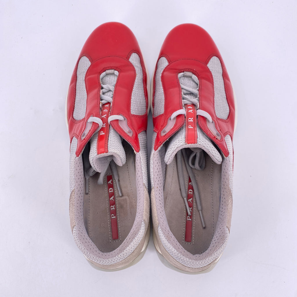 Prada America's Cup "Red"  Used Size 10 Prada