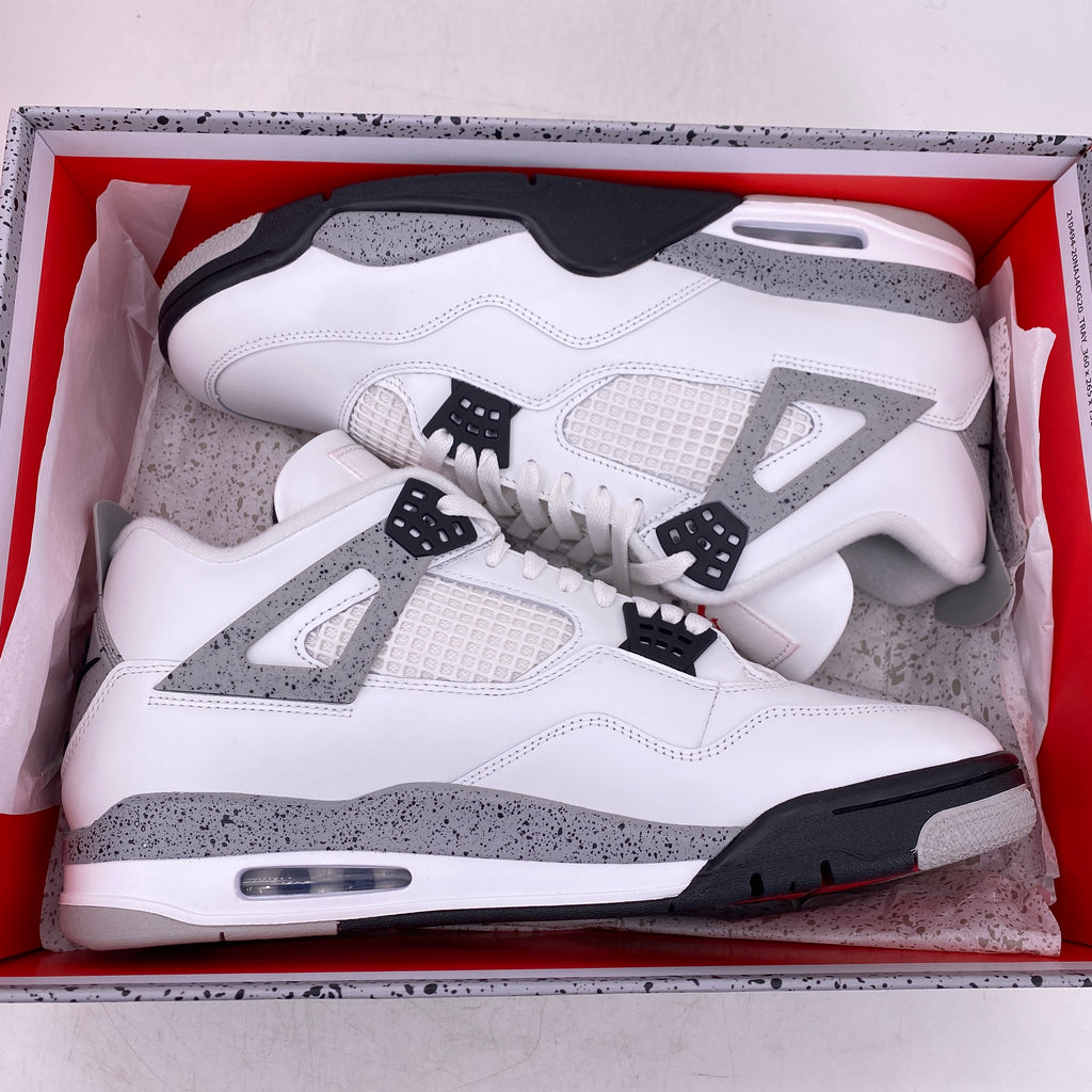 Air Jordan 4 Retro "White Cement" 2025 New Size 13