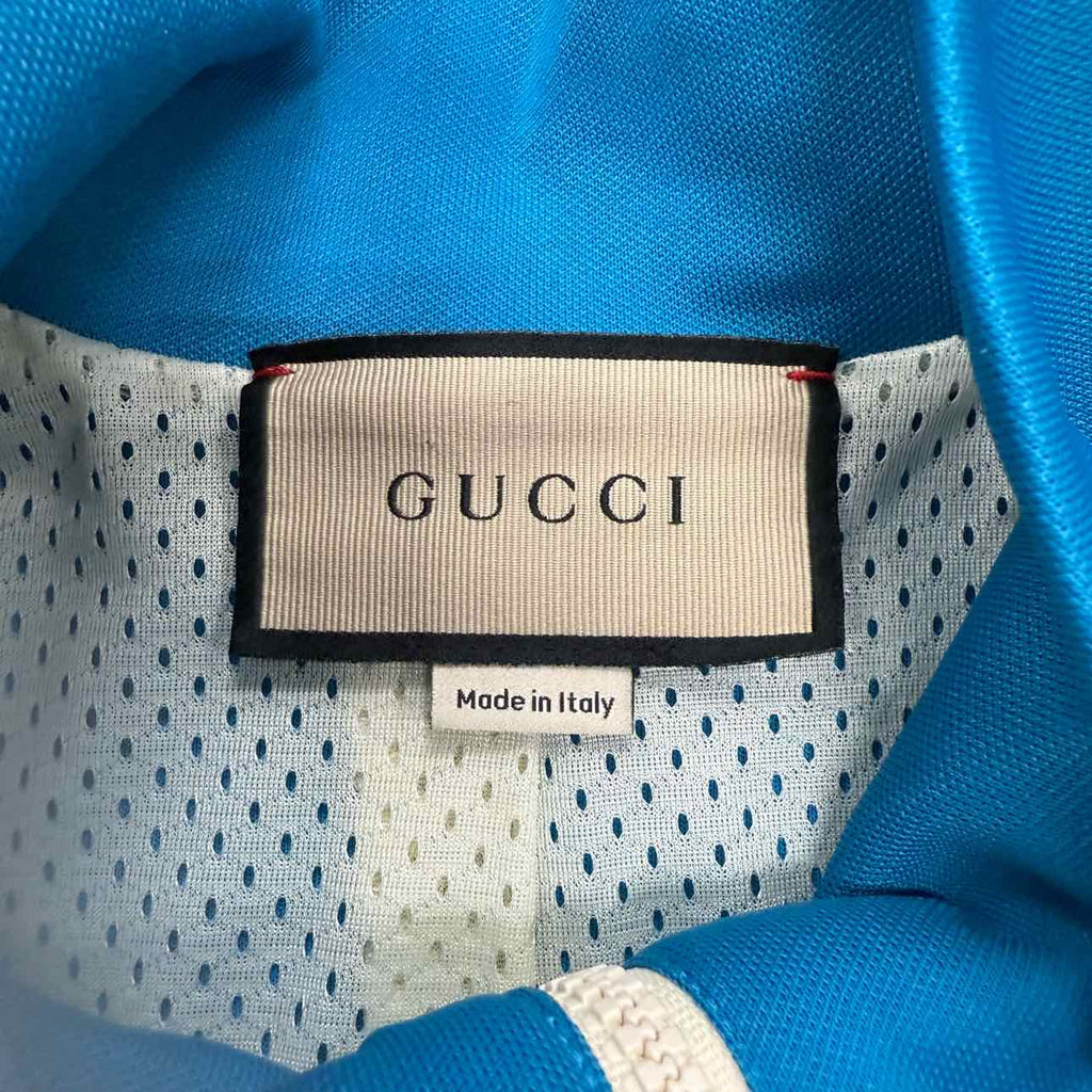 Gucci Zip Up "INTERLOCKING G" Blue Used Size XL
