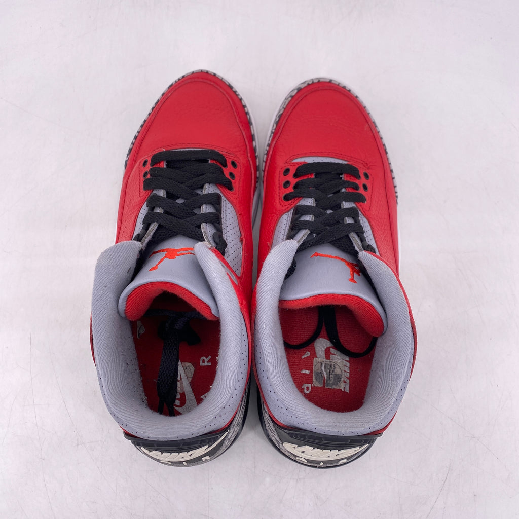 Air Jordan 3 Retro "Unite Fire Red" 2020 Used Size 7.5