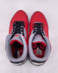 Air Jordan 3 Retro "Unite Fire Red" 2020 Used Size 7.5